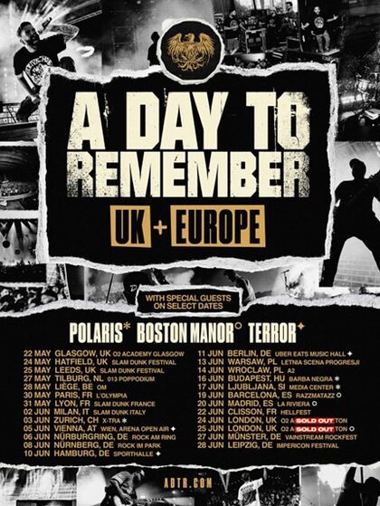 Američki rock bend A Day To Remember prvi put u Ljubljani