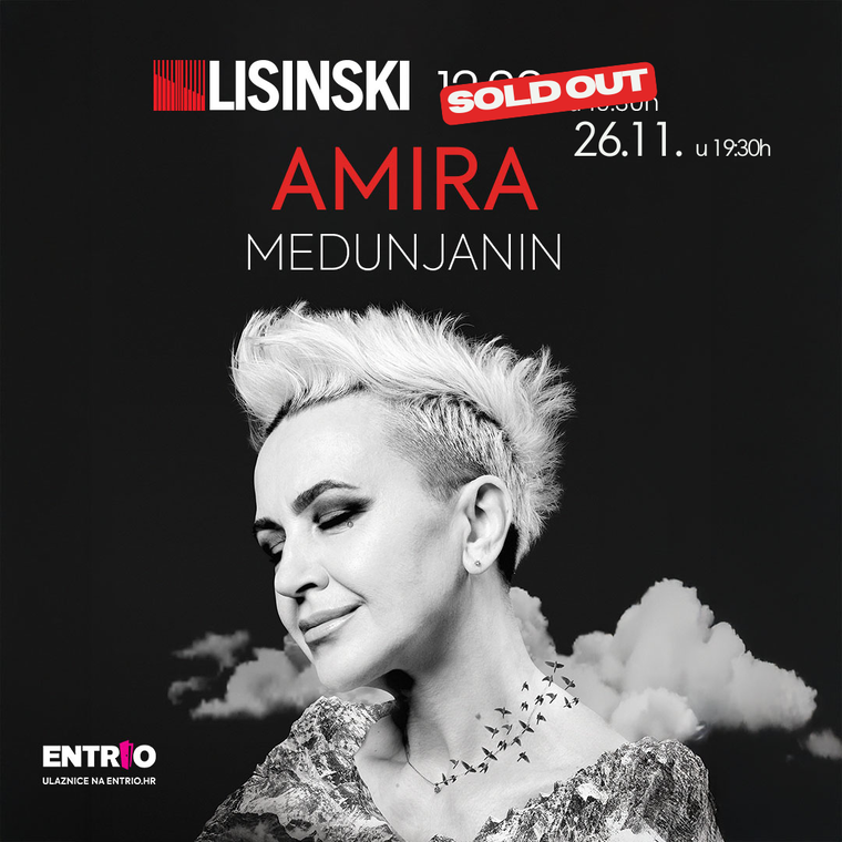 Amira Medunjanin rasprodala Lisinski i najavila novi datum 26.11.