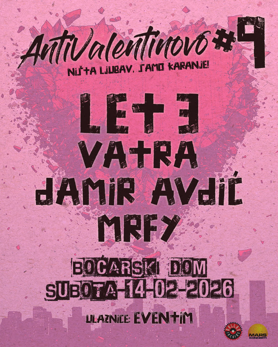 AntiValentinovo #9 u Boćarskom domu 