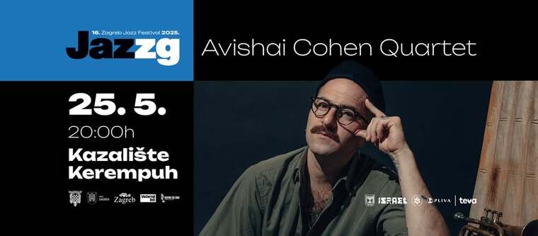 Avishai Cohen Quartet u sklopu 16. Zagreb Jazz Festivala u kazalištu „Kerempuh“
