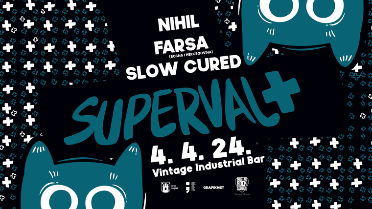 Četvrti Superval+ koncert održat će se 4. 4. u Vintage Industrial Baru!
