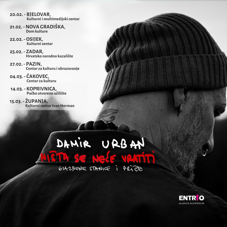 Damir Urban kreće na turneju