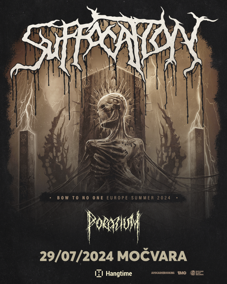 Death metal legende Suffocation danas u Močvari, objavljena i satnica