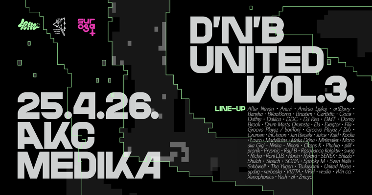 D’n’B United vol. 3: najveće okupljanje drum’n’bass scene u povijesti Hrvatske