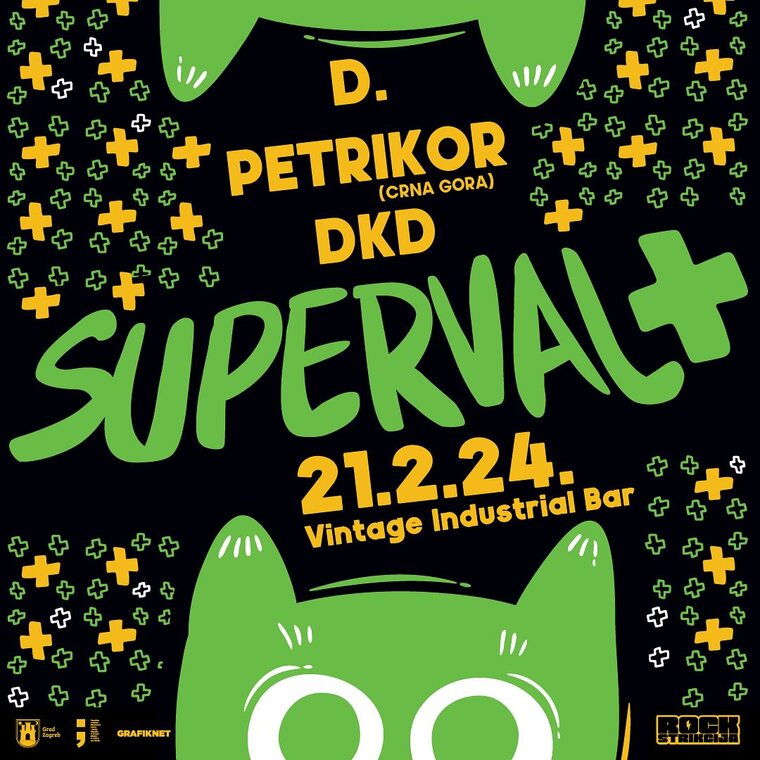 Drugo izdanje Supervala+, koncerta školskih bendova iz Hrvatske i drugih zemalja, održat će se 4. 1. 2024. u Vintage Industrial Baru