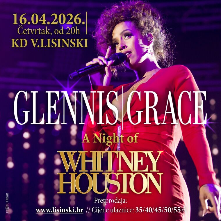 Svjetski priznata vokalna senzacija Glennis Grace prvi put u Hrvatskoj 