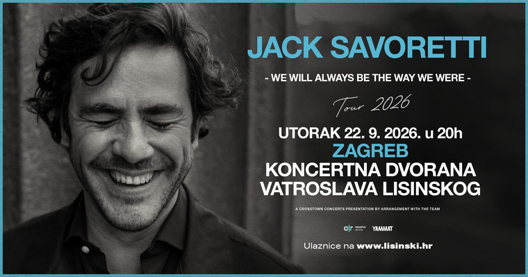 Jack Savoretti u utorak 22. rujna po prvi puta u Zagrebu