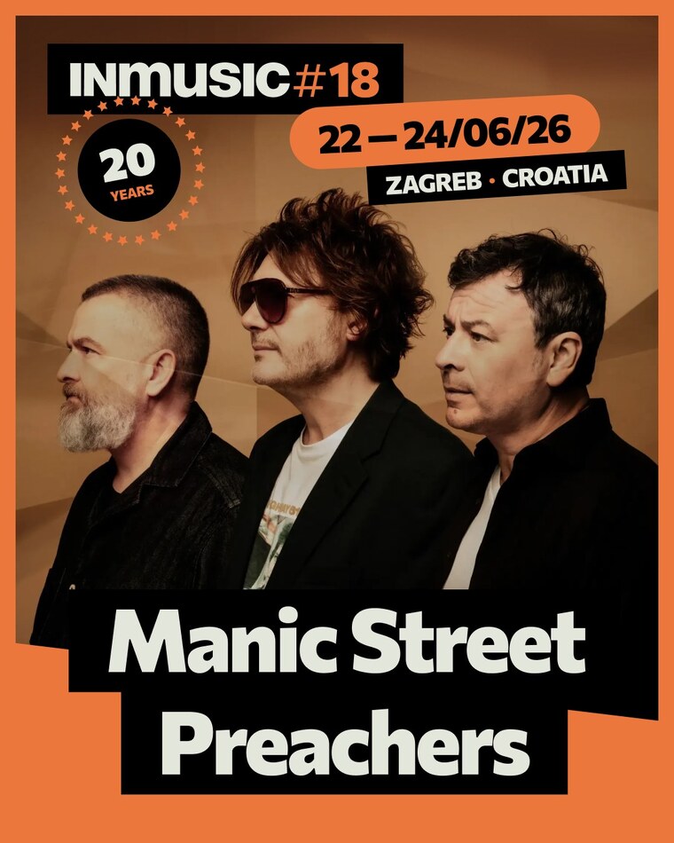 Manic Street Preachers dolaze na INmusic festival