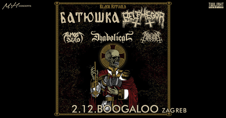 Metal atrakcija Batushka i Belphegor u klubu Boogaloo