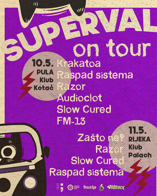 Nove postaje Superval turneje po Hrvatskoj su Pula i Rijeka