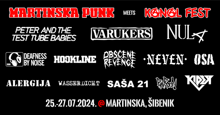 Počinje Martinska Punk meets Kanal Fest: Donosimo satnice nastupa i bonus u line-upu