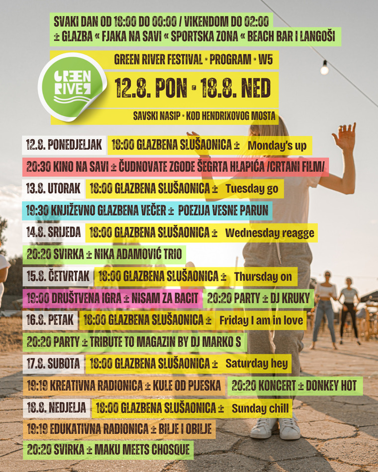 Program petog tjedna Green River Festa