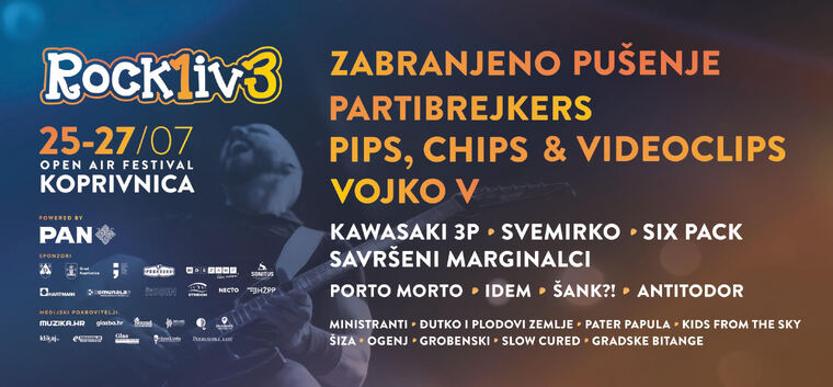 RockLive #13 - raspored po danima, još izvođača, dnevne ulaznice