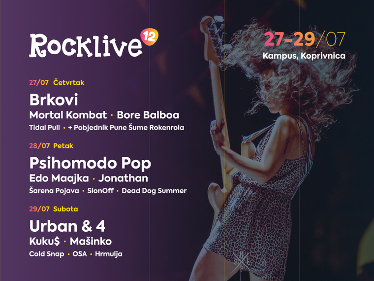 RockLive Festival #12 - objavljen kompletan line up