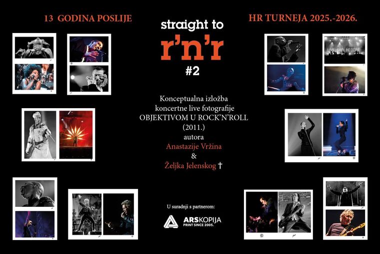 Uspješna izložba „Objektivom u rock 'n' roll“ se vraća – dijalog dviju autorskih vizija kroz objektiv