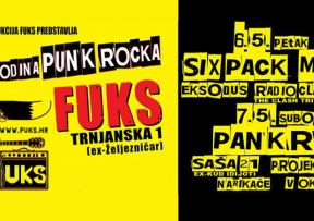 Osvoji upad za koncert: 40 godina punk-rocka u Fuks-u -podjeljeno