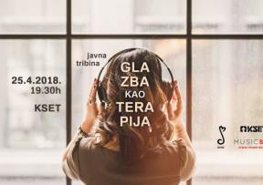 Glazba kao terapija - javna tribina u KSET-u