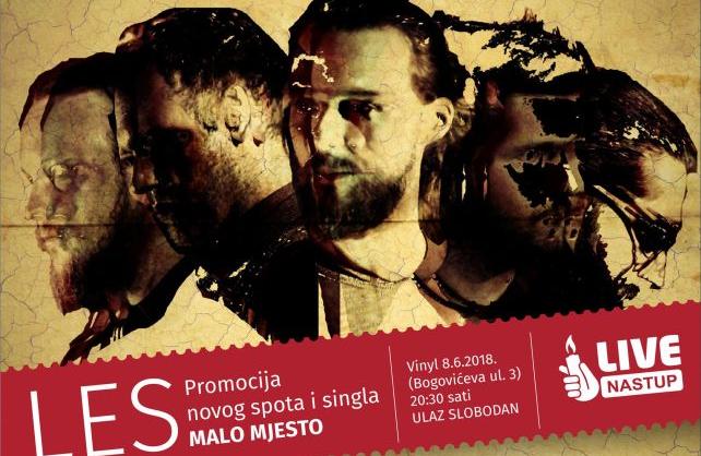 LES - promocija spota i svirka u Vinylu