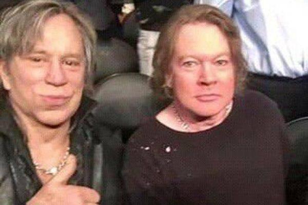 Axl Rose i Mickey Rourke zabunom proglašeni bračnim parom