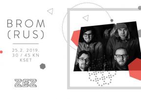 Avangardni ruski bend Brom na zagrijavanju za ZEZ