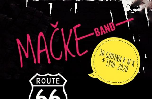 Rođendanski koncert grupe Mačke u klubu Route 66